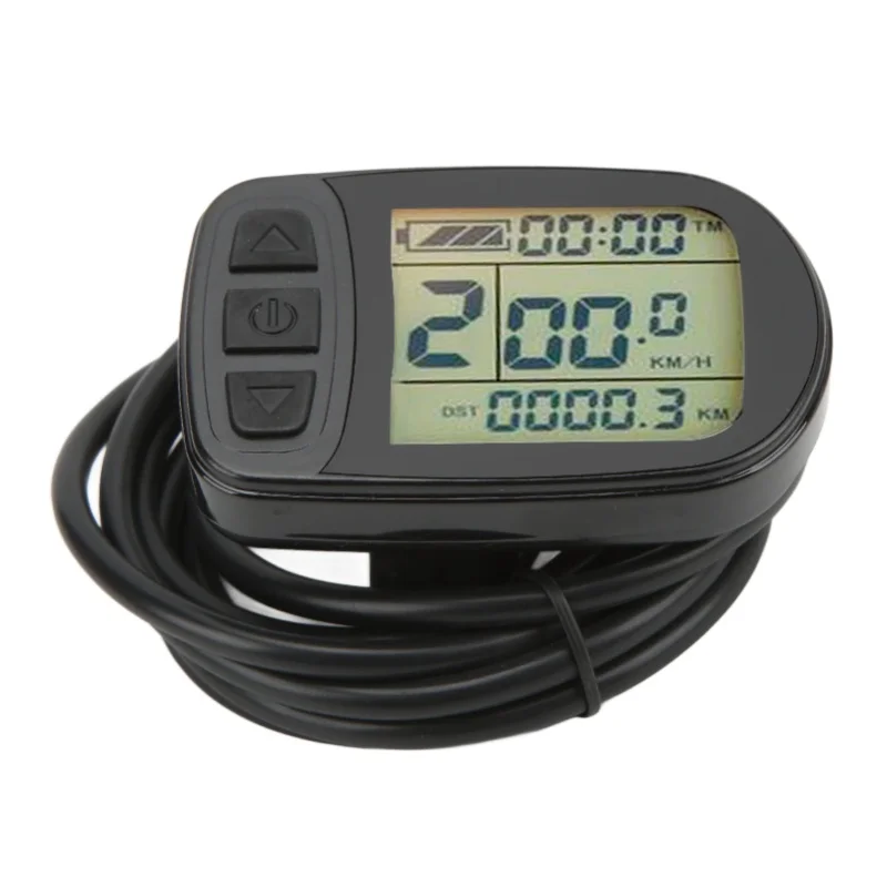 

Electric Bicycle Display Meter 72V Bike LCD5 Panel With SM Connector For Electric Bicycle Conversion
