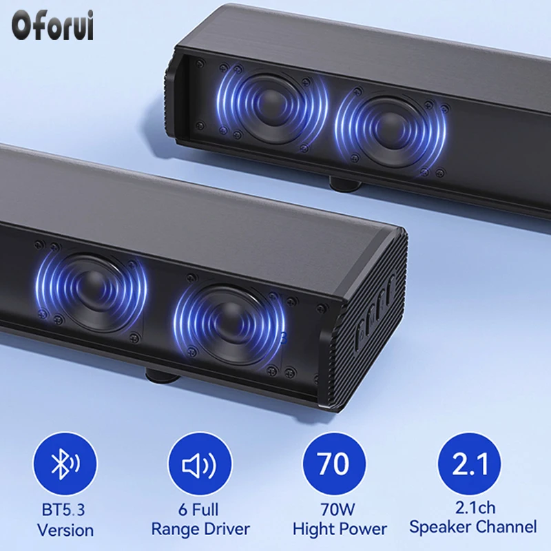 Oforui Stereo Home Theater System 100W Surround Speaker Wireless Speaker TV Stereo Speaker 2.1 Channel Super Sound System