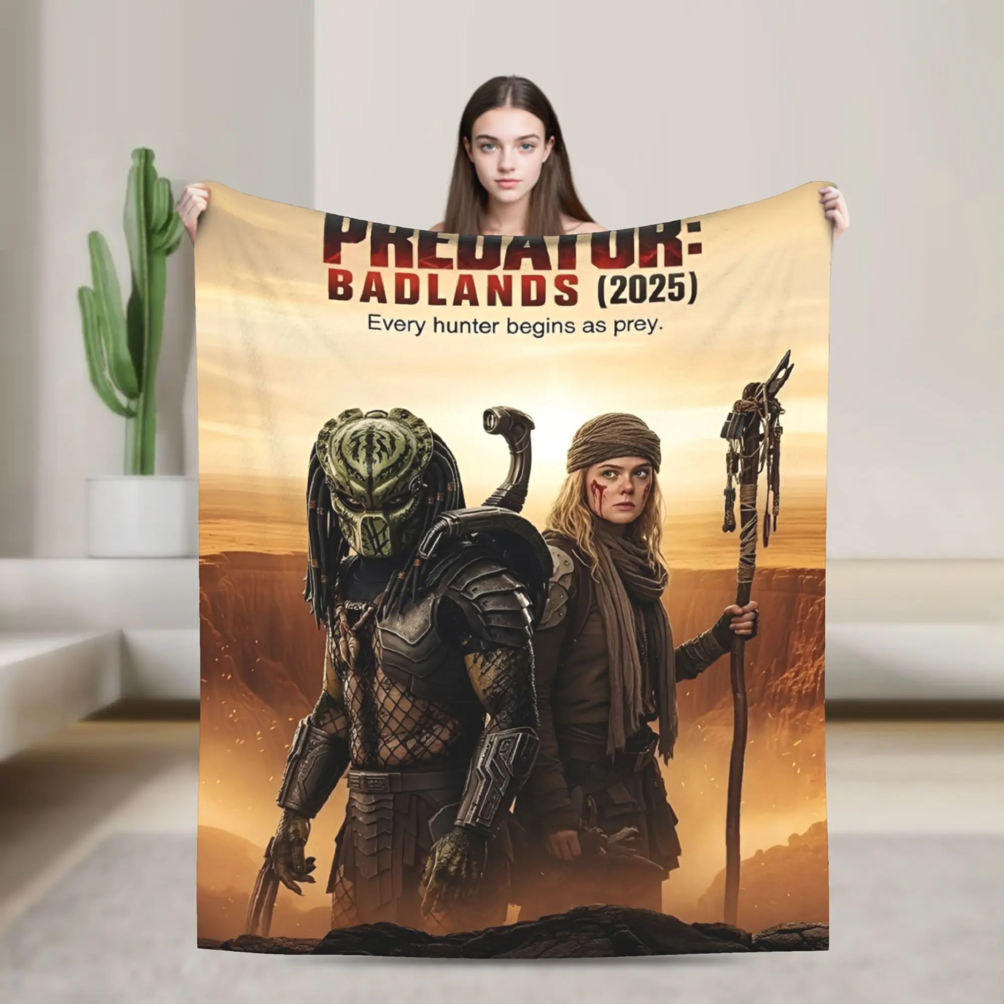 2025 المفترس: بطانية رمي الأراضي الأريكة بطانية قطيفة ناعمة غامضة مقاس 50 × 60 بوصة مفارش سرير متعددة الأحجام لجميع المواسم