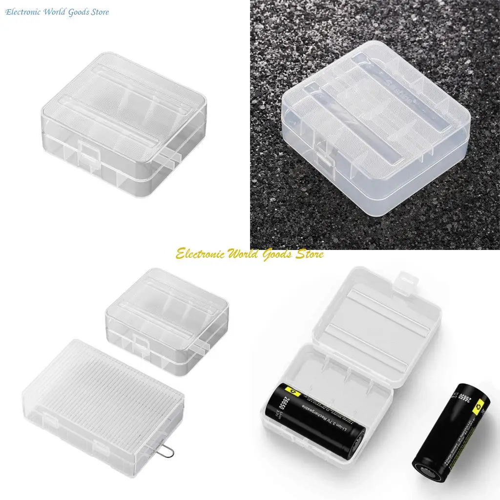 A3PD Travel Friendly Storage Delicate Battery Storage Box Perfect for 26650 Batteries