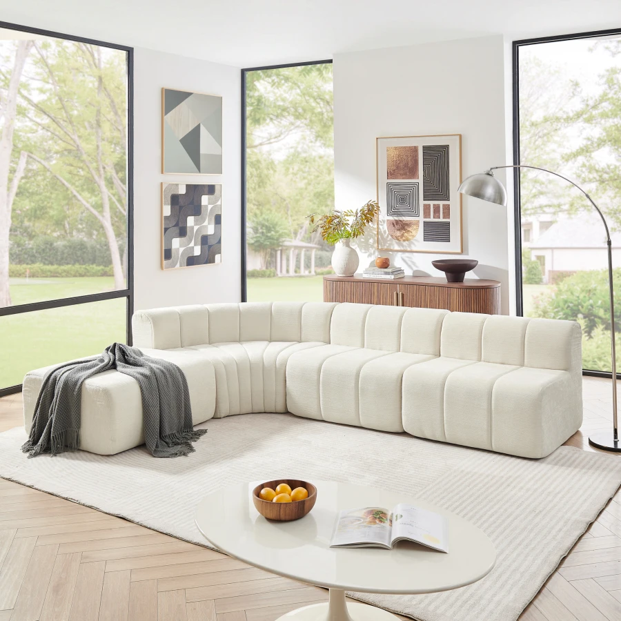 Modern Curved Modular Sectional 1
