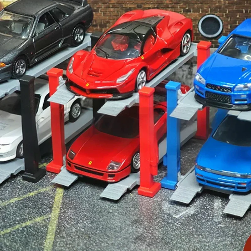 1Pcs Collectible Resin Alloy Car Model Toy Display Stand 1/64 Scale Car Model Display Case Organizer Layout Ornament Home Decor