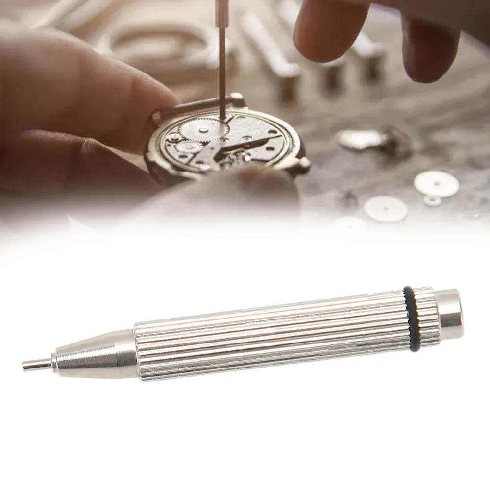 

Professional Non-slip Watch Hand Presser Alloy Steel Silver Color Watch Hand Pusher Watch Hand Setting Pusher Watchmakers Tool