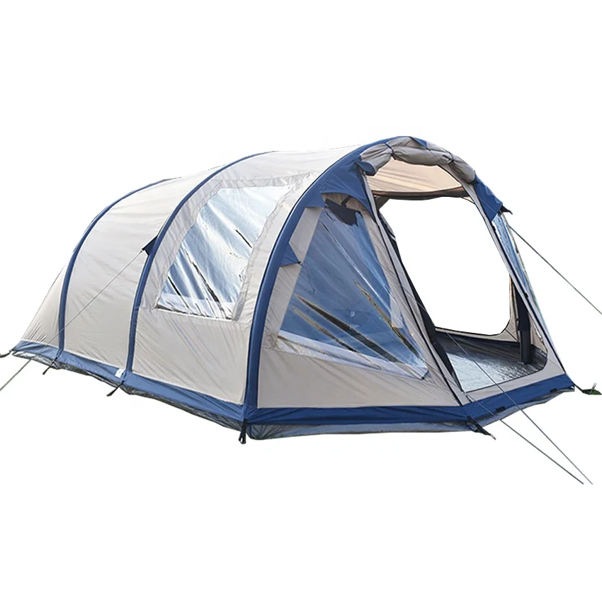 

Tom AutoWholesale Large Inflatable Camping Tent Two Rooms Air Tent Inflatable Camping Outdoor for 8 Person