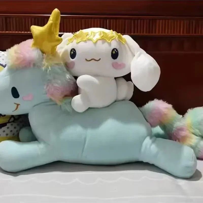 Miniso Sanrio 58 см Cinnamoroll Kawaii плюшевые игрушки спальная кукла-обнимашка подушка для детей на день рождения для девочек исповедь подарки-сюрпризы