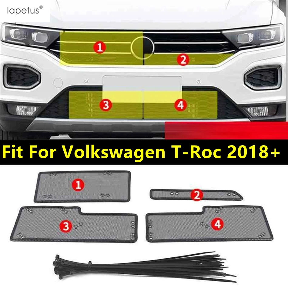 

Car Front Grille Insect Insert Mesh Net Protection Trim Accessories Exterior Refit Kit For Volkswagen T-Roc T Roc 2018 - 2021