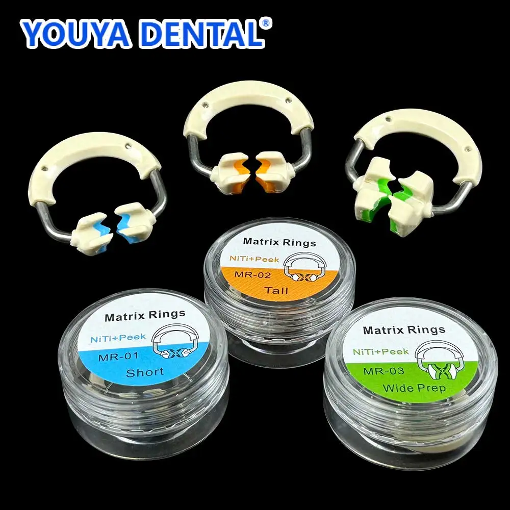 

Металлические матрицы NITI, набор стоматологических матриц, секционные контурные матрицы, клиновое зажимное кольцо для зажима и восстановления