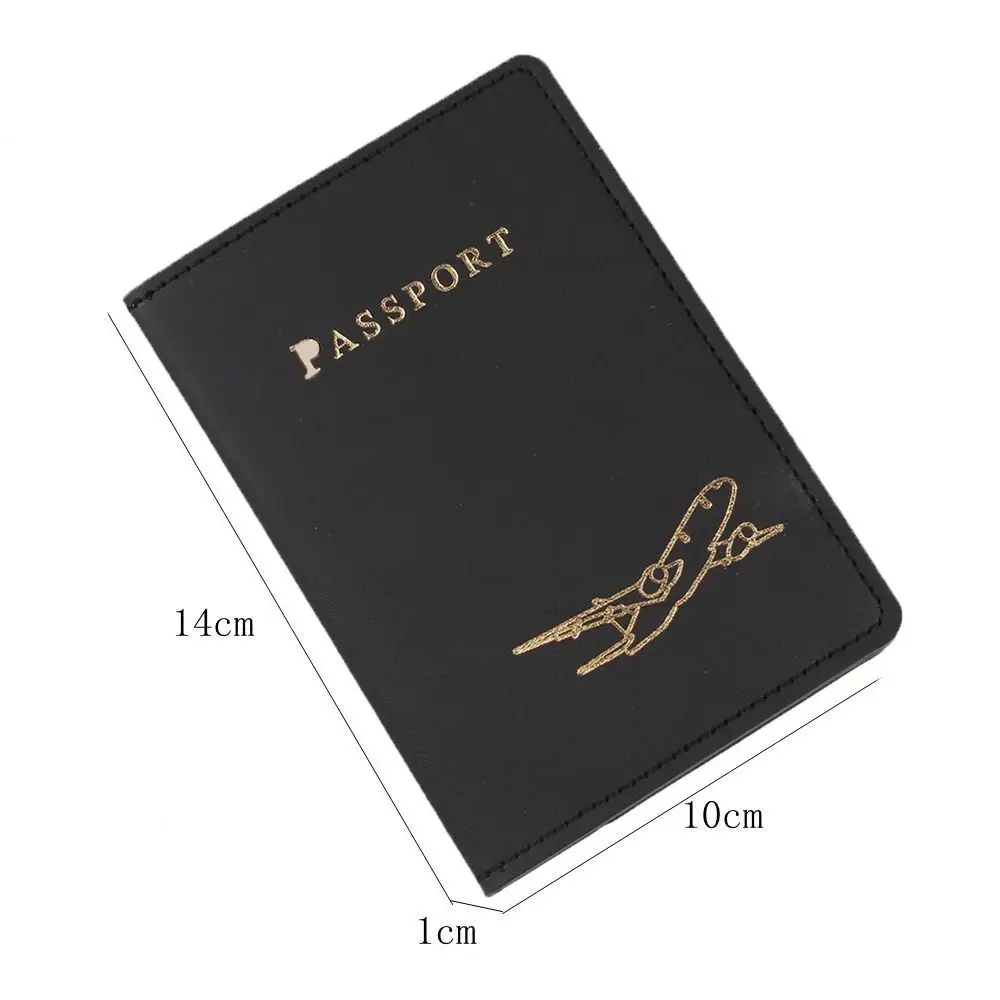 PU Leather Passport Cover Multifunction Multi-card Waterproof ID Card Pouch Credit Card Protector Cover Travel