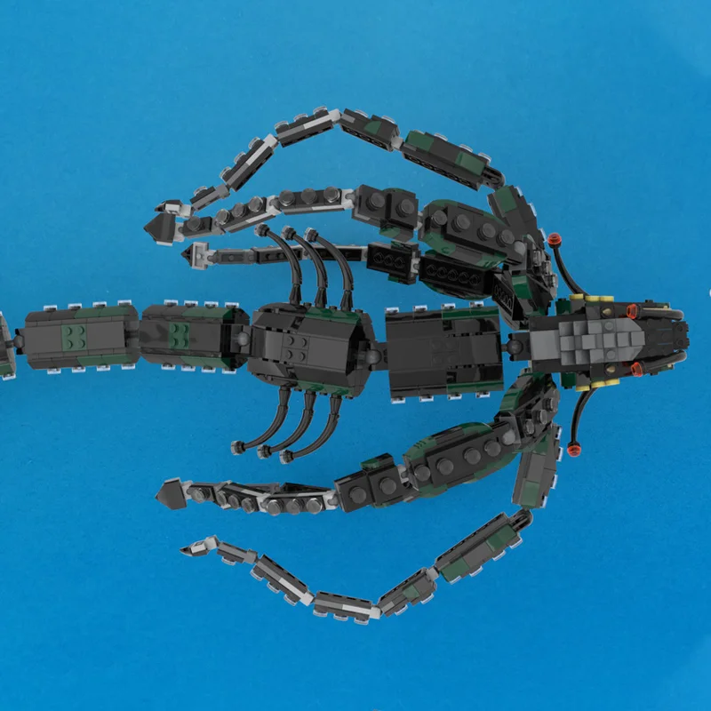 1220 pz MOC Gargantuan Leviatano Subnauticaes Building Blocks creativo Giocattolo Di Natale Regalo creativo Per Bambini Regalo giocattolo Di Natale