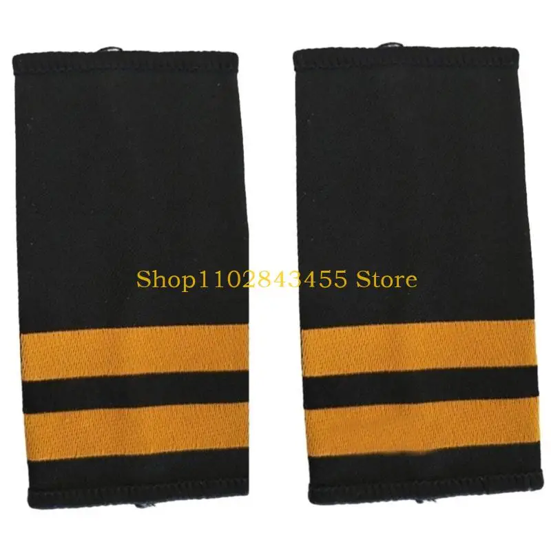 

49MC Uniform Epaulet Stage Performances Captain Shoulder Bar Costume Accessory