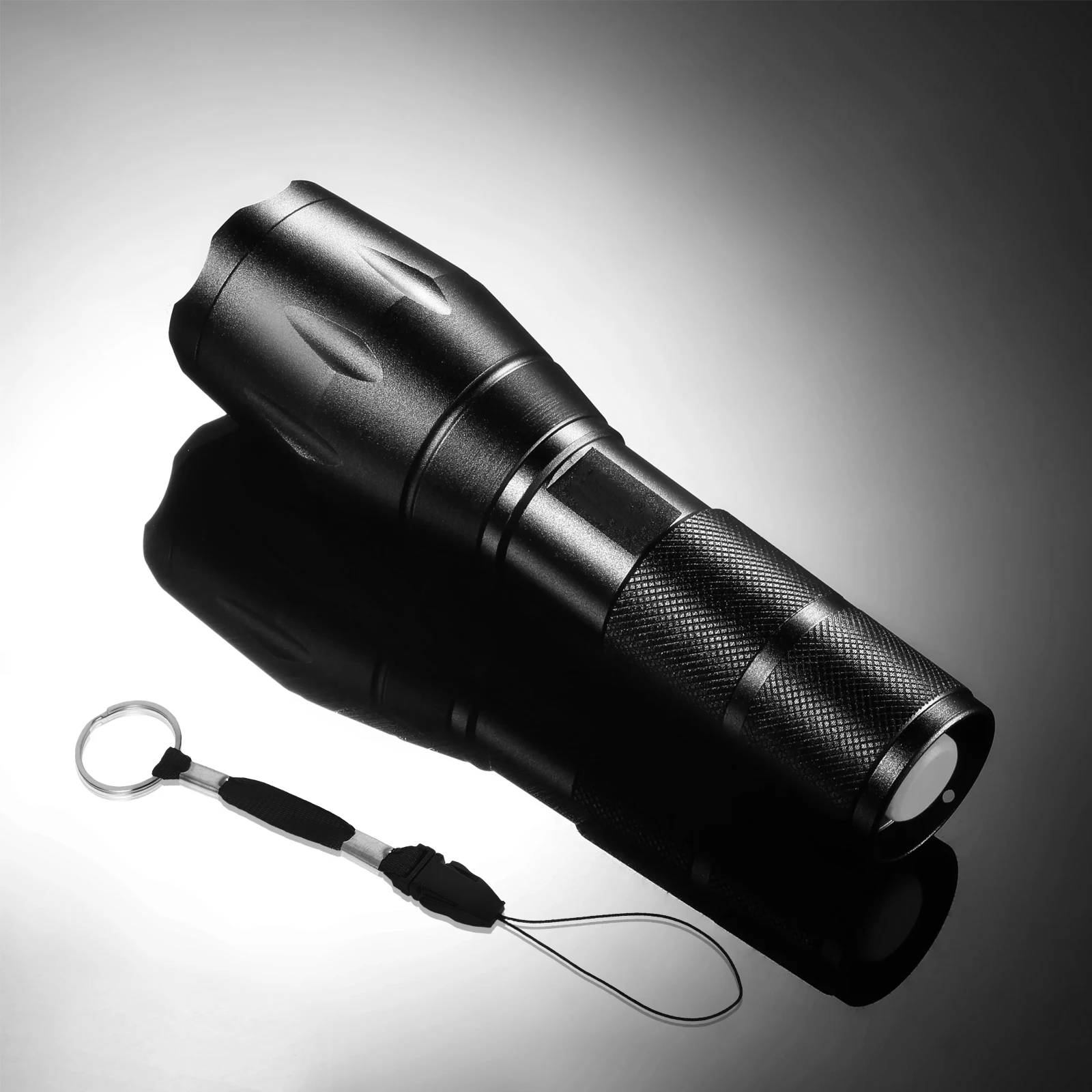 

10pcs Flashlight Tail Rope Nylon Lanyards Detachable Phone Straps Wristbands for Smartphones Cameras USB Drives Black Work