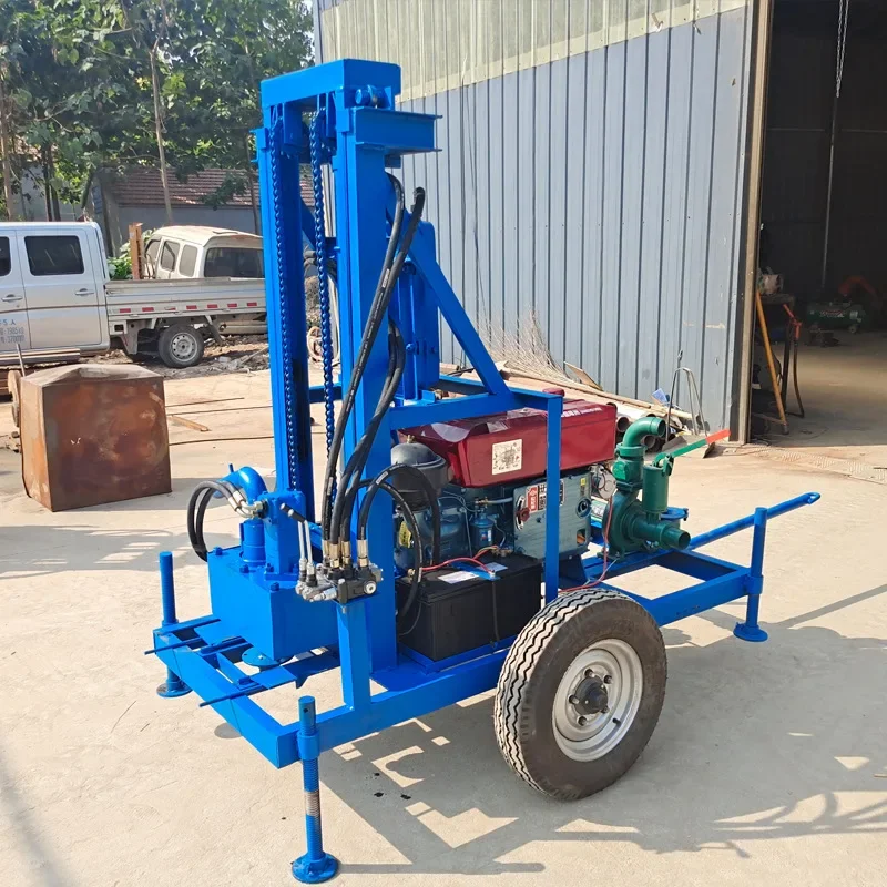 China Water Well Drilling Rigs Prices Portable Borehole Water Well Drilling Machine Well Drilling Rig Machine Hot Sale