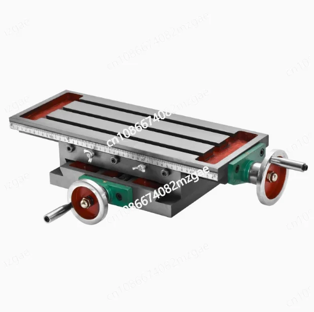 350*140 Cross Slide Table Heavy-duty Precision Drilling and Milling Cross Table Multifunctional Guide Rail Hand-cranked Small