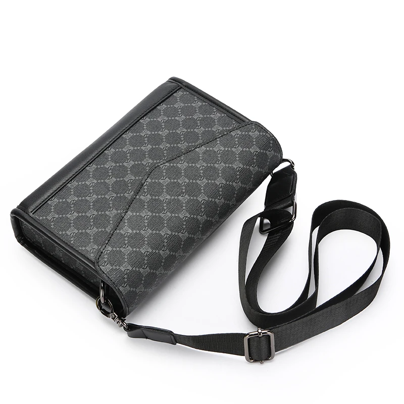 Designerska luksusowa torba z nadrukiem skórzane męskie kwadratowe torby na ramię torby crossbody sacoches hommes torba kurt geiger torby