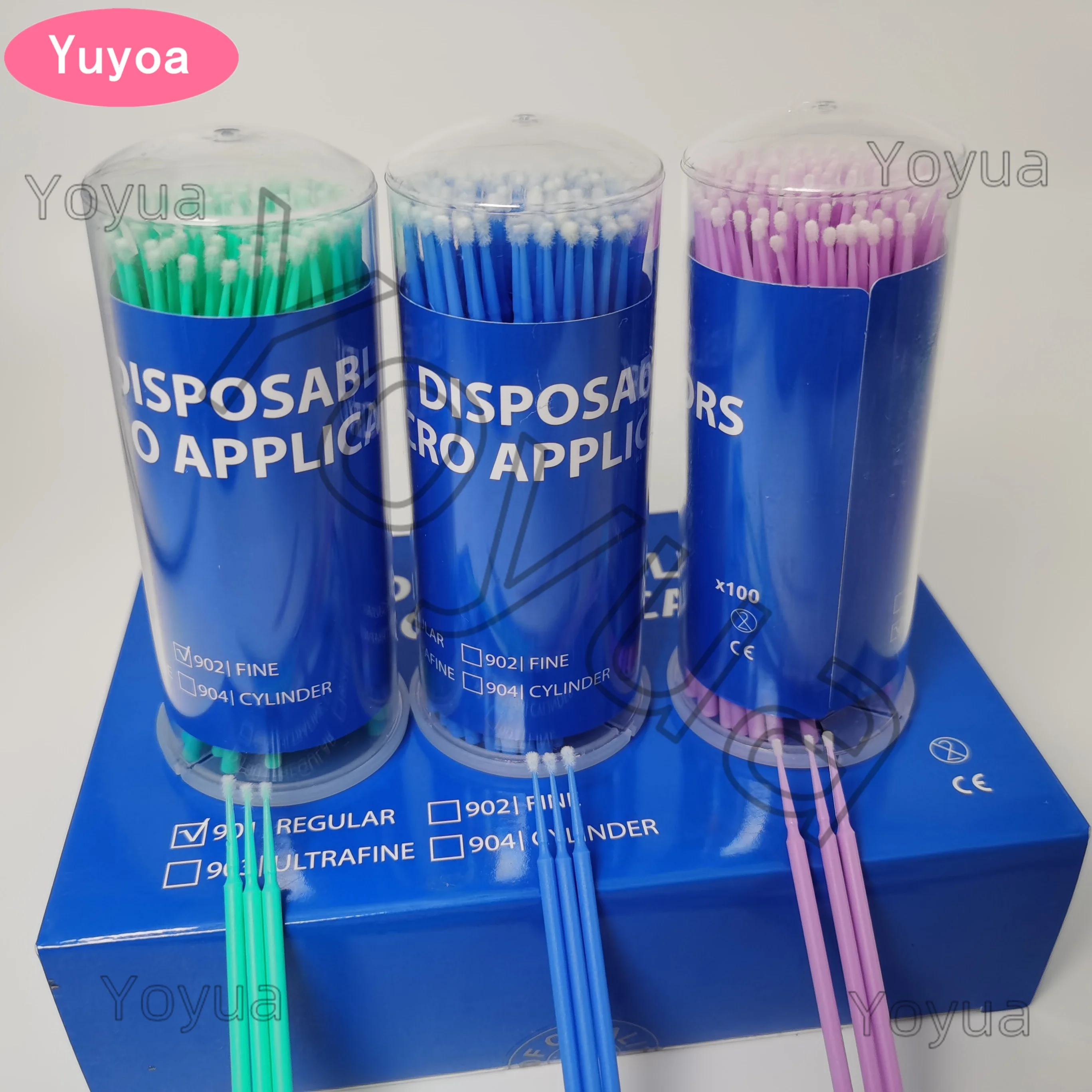 

8x100Pcs Dental Micro Brush Bottle Dental Disposable Micro Brushes Applicators Brush Teeth Oral Dentist Materials Dropship