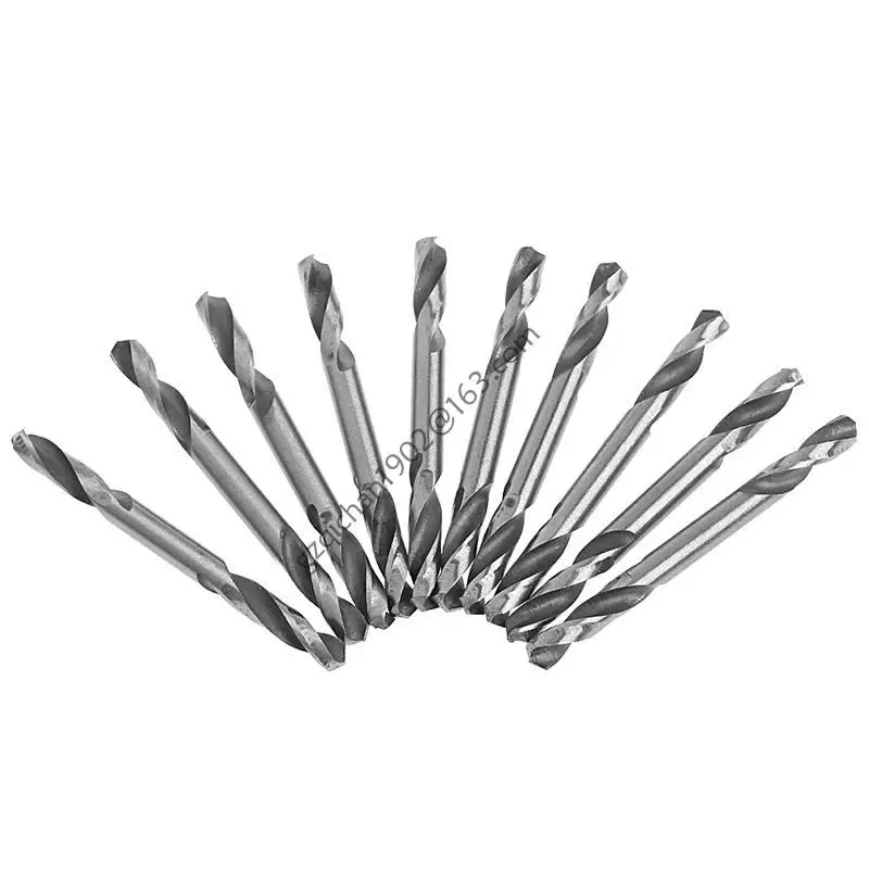 X7AB 10pcs 4.2mm HSS مزدوج نهاية دوامة أدوات الحفر أدوات الحفر
