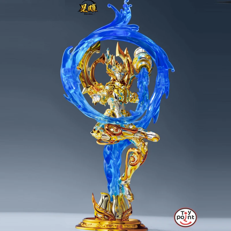 

Gold Knights of the Zodiac Action Figure Saint Seiya Myth Cloth EXM Aquarius Camus Toypoint TP Collectible God SOG And Totem