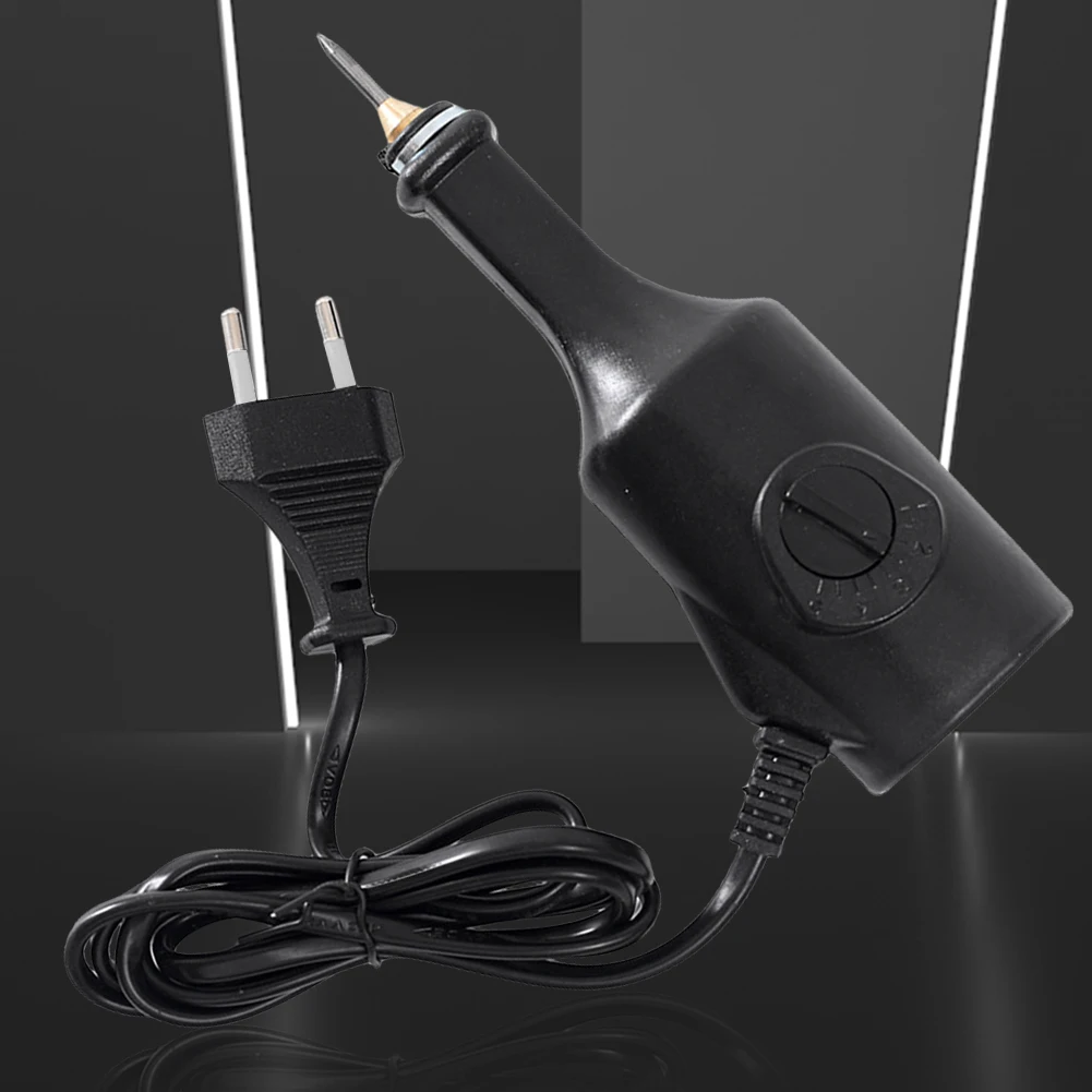 Penna per intaglio per incisione elettrica UE 220V 40W Penna per incisione su legno in metallo Punte per scalpello per pietra ceramica in plastica di vetro