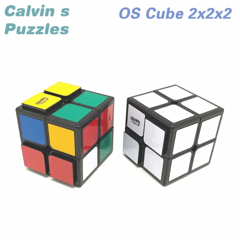 Calvin's Puzzles OS Cube 2x2x2 Magic Cube Neo Professional Speed Twisty Puzzle Brain Teasers Educational Toys