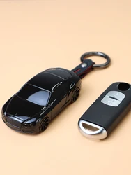 Car Styling for Mazda 2 3 6 Axela Atenza CX-5 CX5 CX-3 CX-7 CX8 CX-9 2 3 4 5 Button Smart Remote Car Key Case Cover Fob Keychain