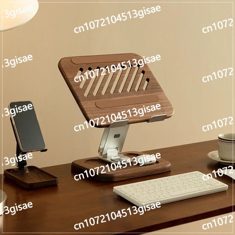 

Подставка для планшета, деревянная вращающаяся настольная подставка ручной работы для компьютера