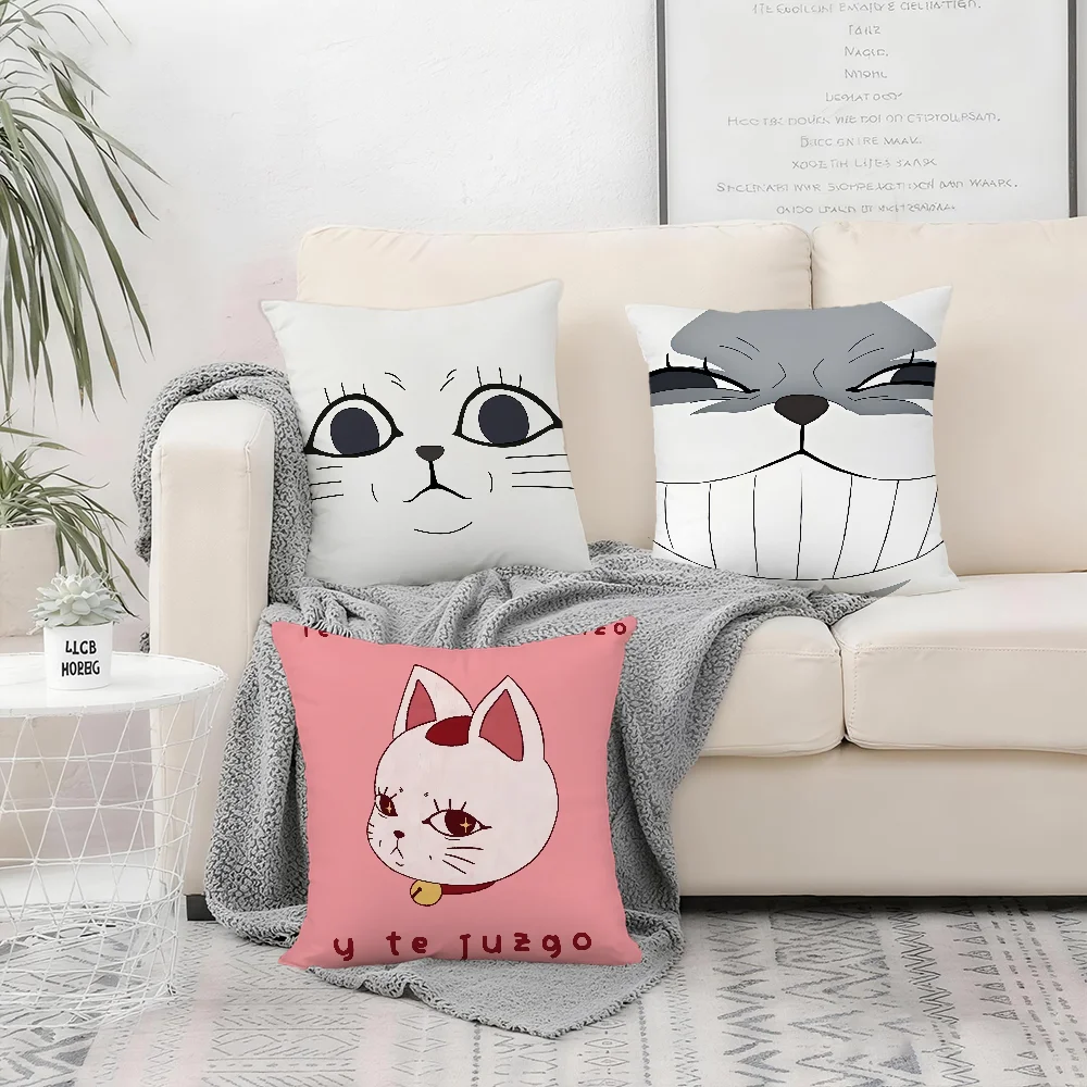 D-Dandadan T-turbo granny cushion cover Bedroom Sofa Decorative home Car portable Cushion Cover With Zipper Soft pillowcase