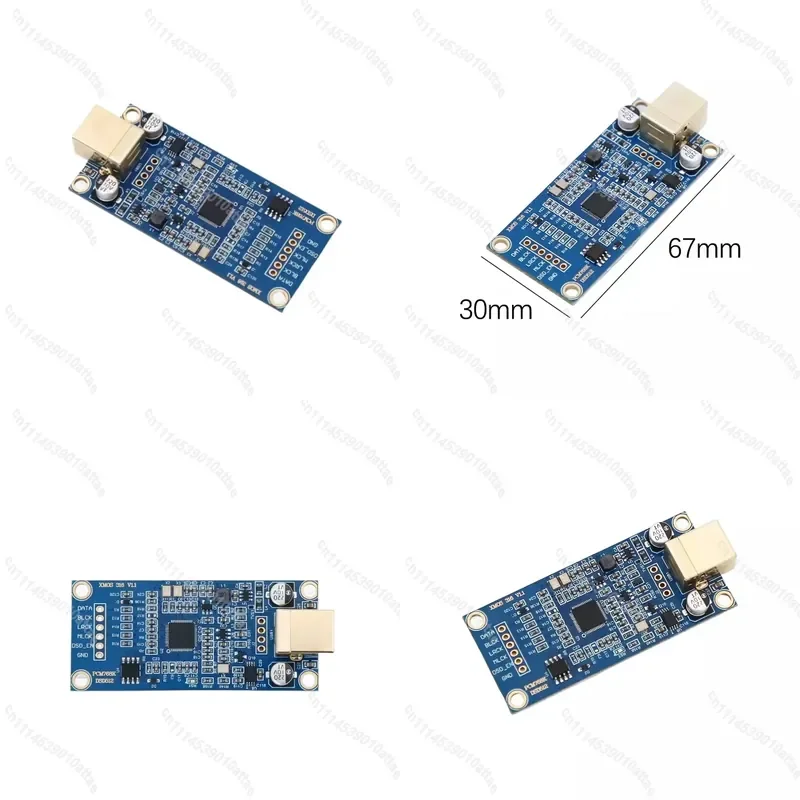 Compatible With Amanero USB Card XMOS XU316 Digital Interface 32bit 768KHz DSD512 for DAC Audio Decoder Board