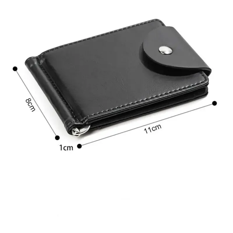 New Money Clips Men\'s Wallet Multifunctional Colorful Ultra-thin Men Purses