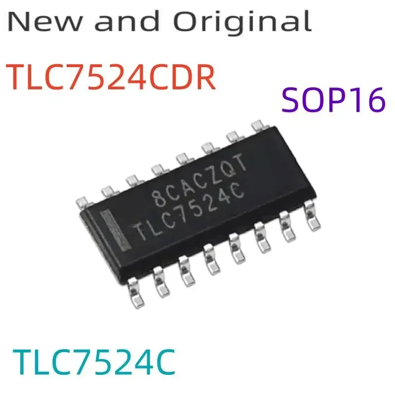 

New and Original TLC7524CDR TLC7524C SOP16 8-BIT MULTIPLYING DIGITAL-TO-ANALOG CONVERTERS
