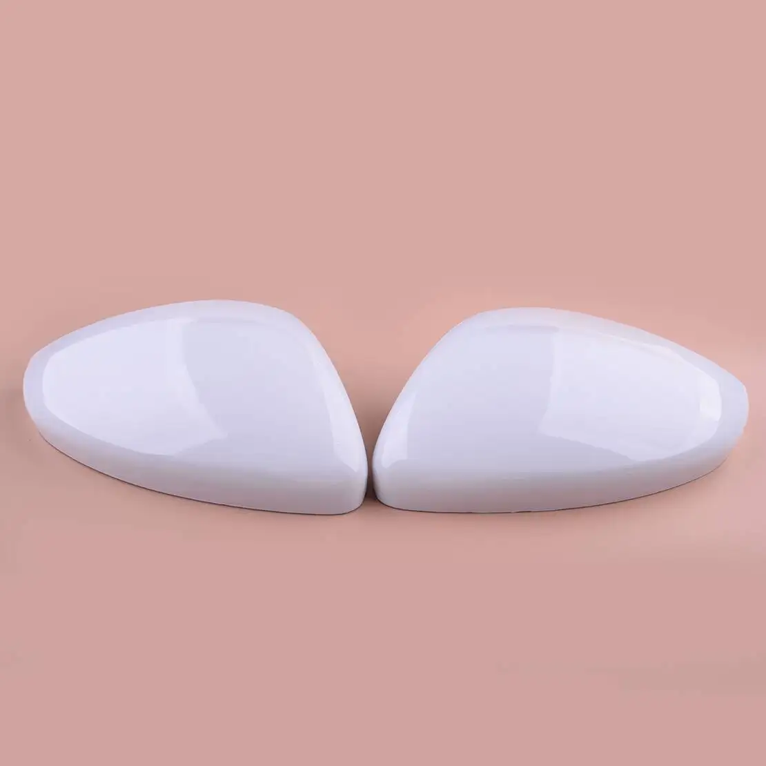 

1 Pair Rearview Side Mirror Cover Cap Trim Fit for Citroen C3 Peugeot 208 2008 2016 2017 2018 White