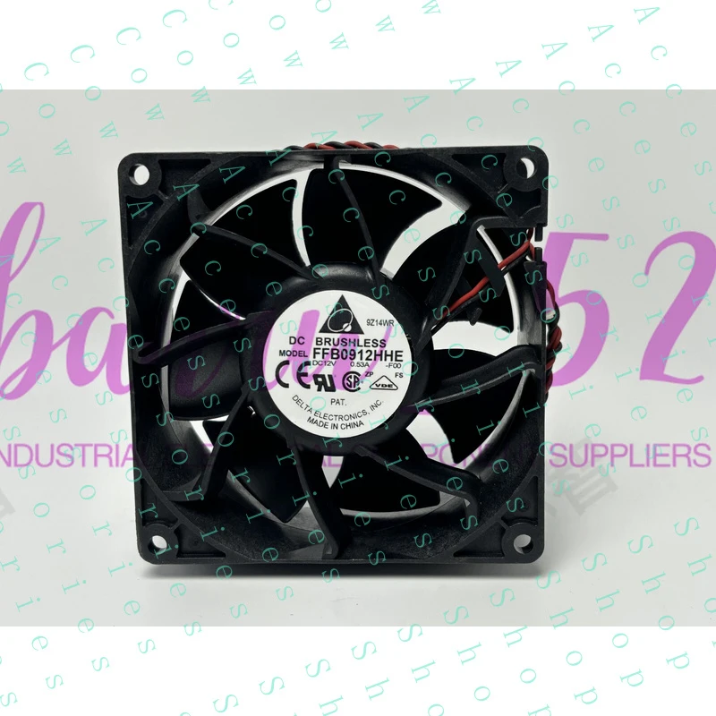 PP+ 1PCS 2-line double ball cooling fan FFB0912HHE 12V 0.53A 9CM