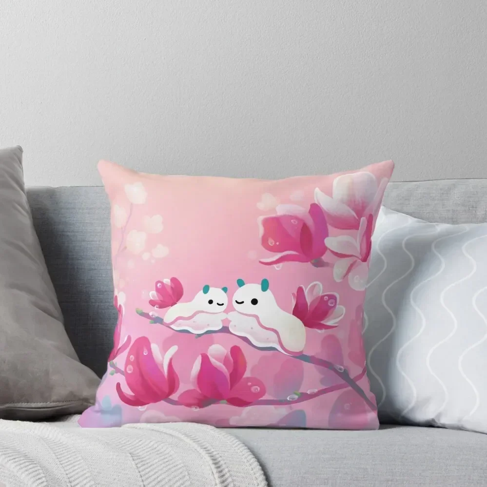 

Magnolia sea slug Throw Pillow Decorative Cushions Sofa Cushion Pillowcases pillow