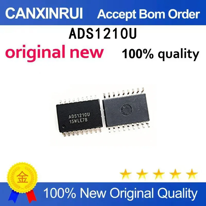 

(5-100 PCS) New ADS1210U ADS1210 SMT 18 pin 24 bit analog-to-digital converter chip IC