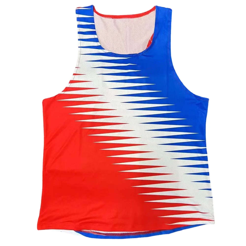 Moda męska Running Marathon Singlets Kamizelka bez rękawów Męska koszulka bez rękawów