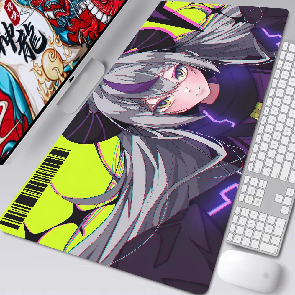 Anime Girl Hololive La+ Darknesss Mousepad Desk Pad Gaming Accessories Prime Gaming XXL Keyboard Pad Stitched Pad Desk Pad