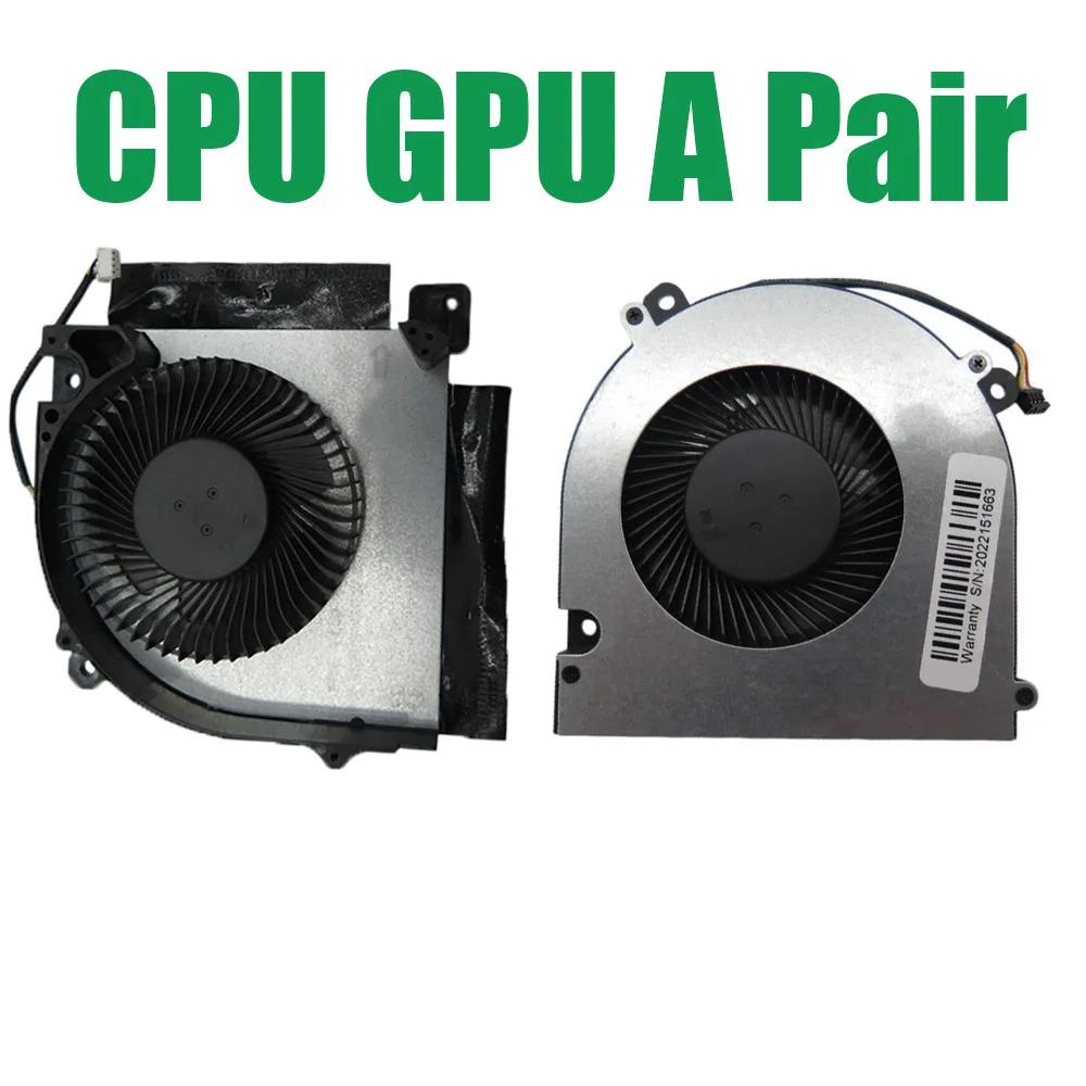 For CLEVO NH50AC NH50ADS NH50AF1 NH50EP NH50EPS NH50ER NH55ACQ NH55AFW NH55EPY NH55ERQ DC12V 0.8A 4PIN 4Lines Laptop CPU GPU Fan