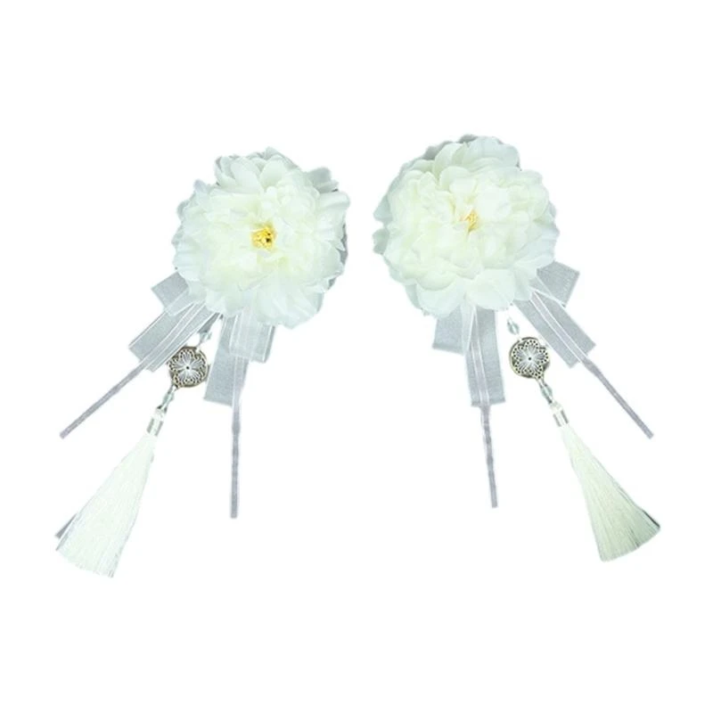 

Bow Hair Clips For Womens Solid Color Child Hair Pins Barrettes Ribbon Headwear 15UB