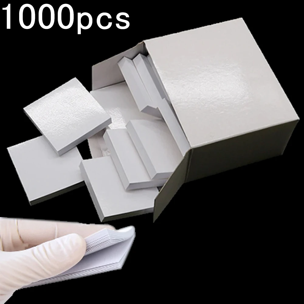 1000pcs Disposable Dental Lab Mixing Paper S/M/L Dental Mixing Paper With Spatula Denture Lab Tool Material Dental Paper With