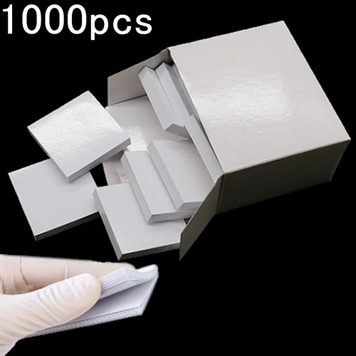 Papel mezclador de laboratorio Dental desechable, 1000 Uds., S/M/L, papel mezclado Dental con espátula, herramienta de laboratorio para dentadura, Material, papel Dental con