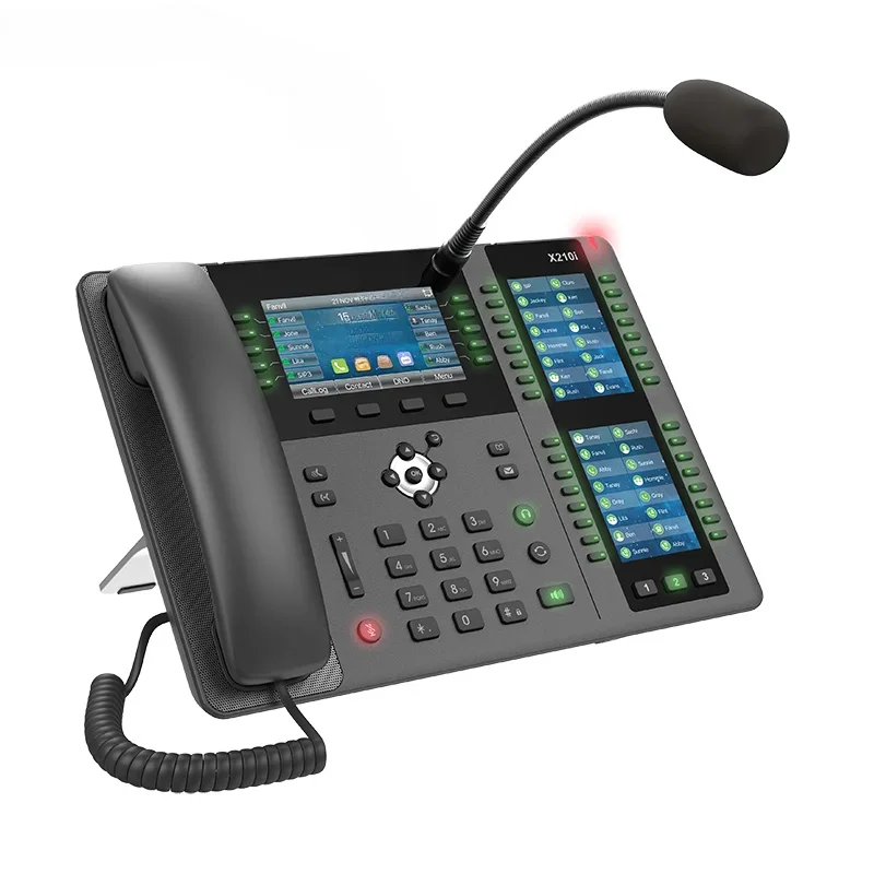 Visualization Paging Console Phone With  20 SIP lines Support 3 Way Conference Call