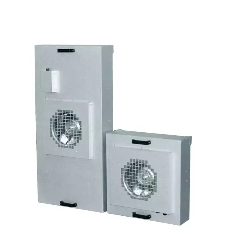 Large air Flow Clean Room Heap Filter 110v  Ffu Aluminum 2 X 2 Horizontal Laminar Airflow Cabinet with H14 Hepa New Fan Motor