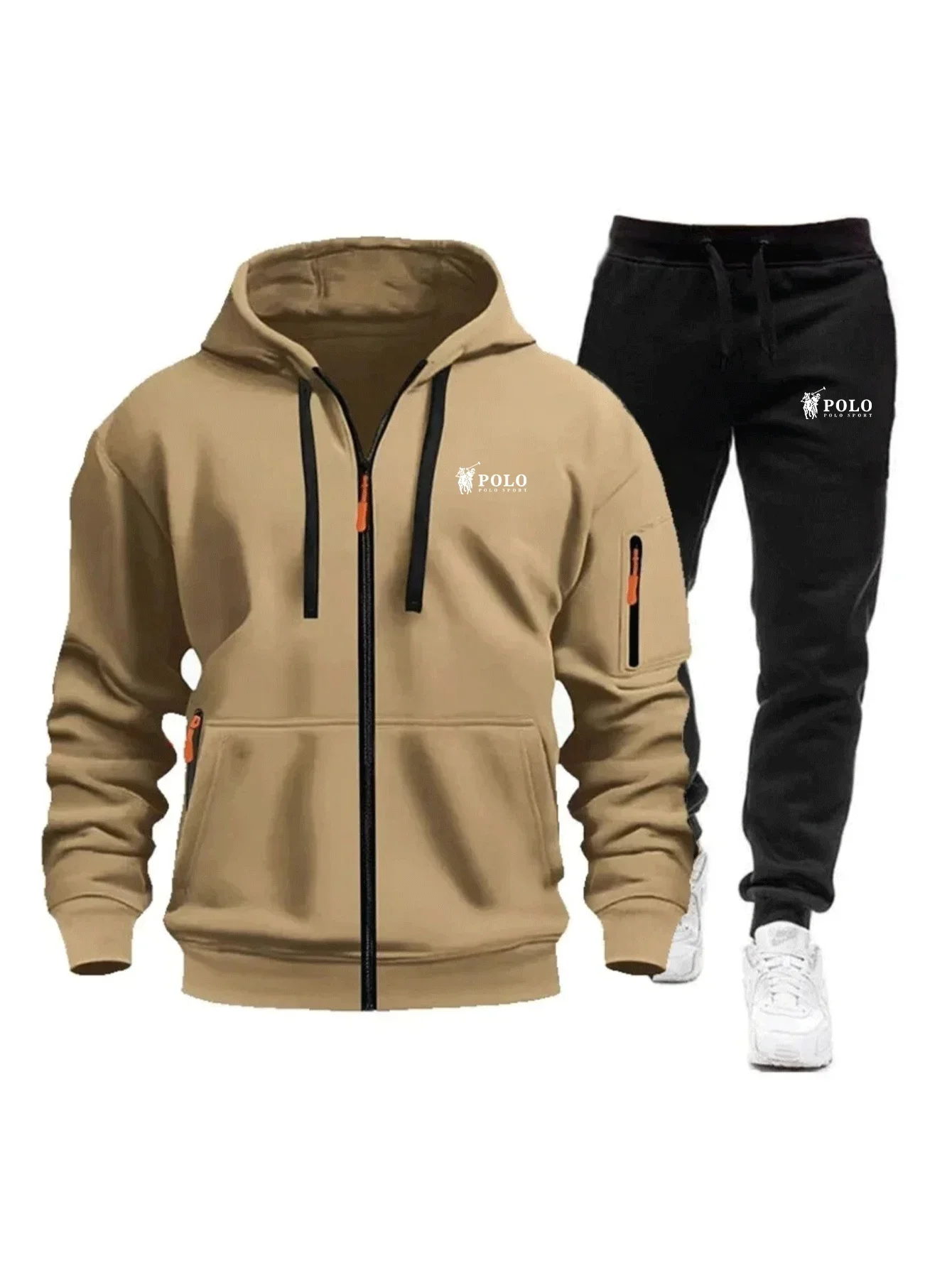 

Zipper Sweatshirt Suit Sweatshirts for Men Daily Casual Hoodies Pants High Quality 2026 Sports Tracksuit Jogging Men's Clothing