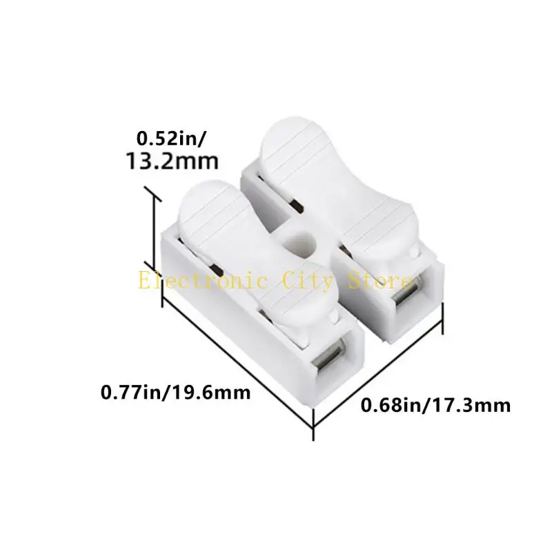 Quick Release Wire Terminal Connector Secure Locking Mechanism For Stable Current Transfer Multiple Gauges Compatible HU8D