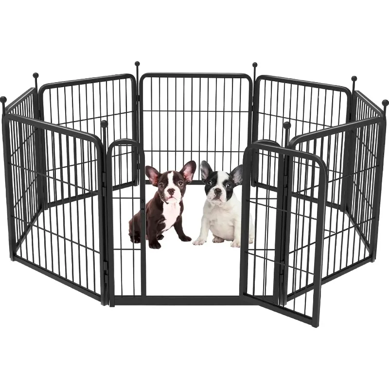 Rollick Dog Playpen for Yard, RV Camping│Patented, 24 inch 8 Panels