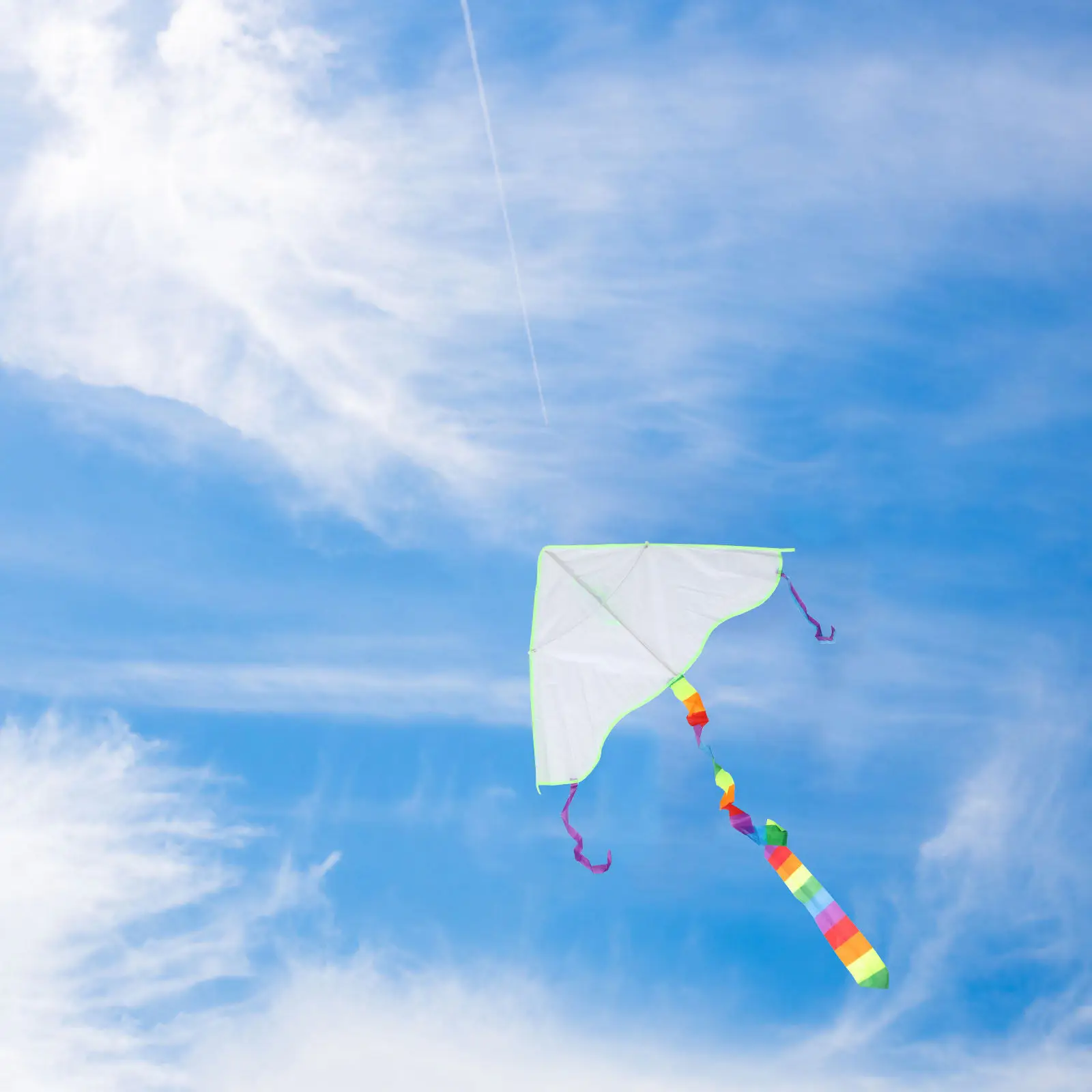 สายรุ้งหางว่าวหลากสี ผ้าไฟเบอร์ หางยาว พร้อมตะขอเกี่ยว ตกแต่งว่าวสำหรับเล่นกลางแจ้ง อุปกรณ์เสริมสำหรับตกแต่งว่าว