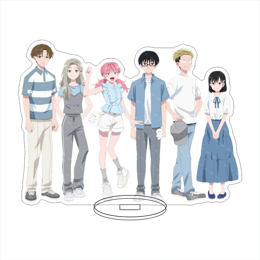 Anime You and I Are Polar Opposites Acrylic Stand Sandwich Craft Standee Manga‌ MIYU SUZUKI YUSUKE Keychains Fans Gifts 15CM