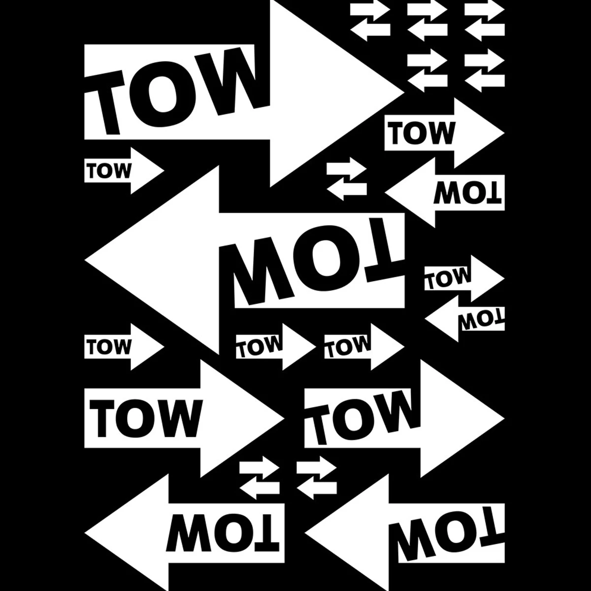 Funny Car TOW Hook Arrow Reflective Vinyl Stickers Automobiles Accessories Waterproof Decorative Decals