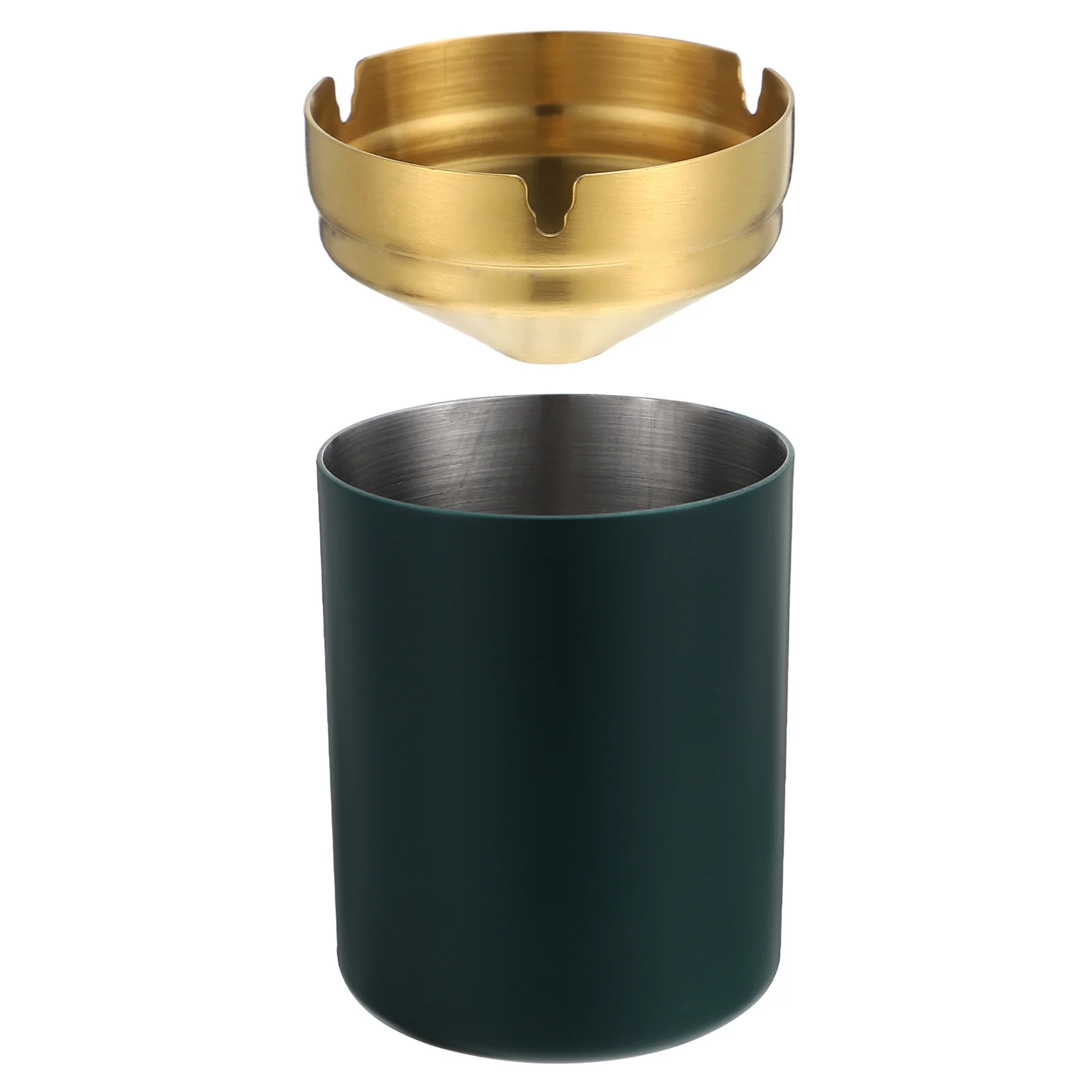 

Простая пепельница, офисная пепельница для сигар на открытом воздухе, домашний контейнер из нержавеющей стали для гостиной, рабочего стола