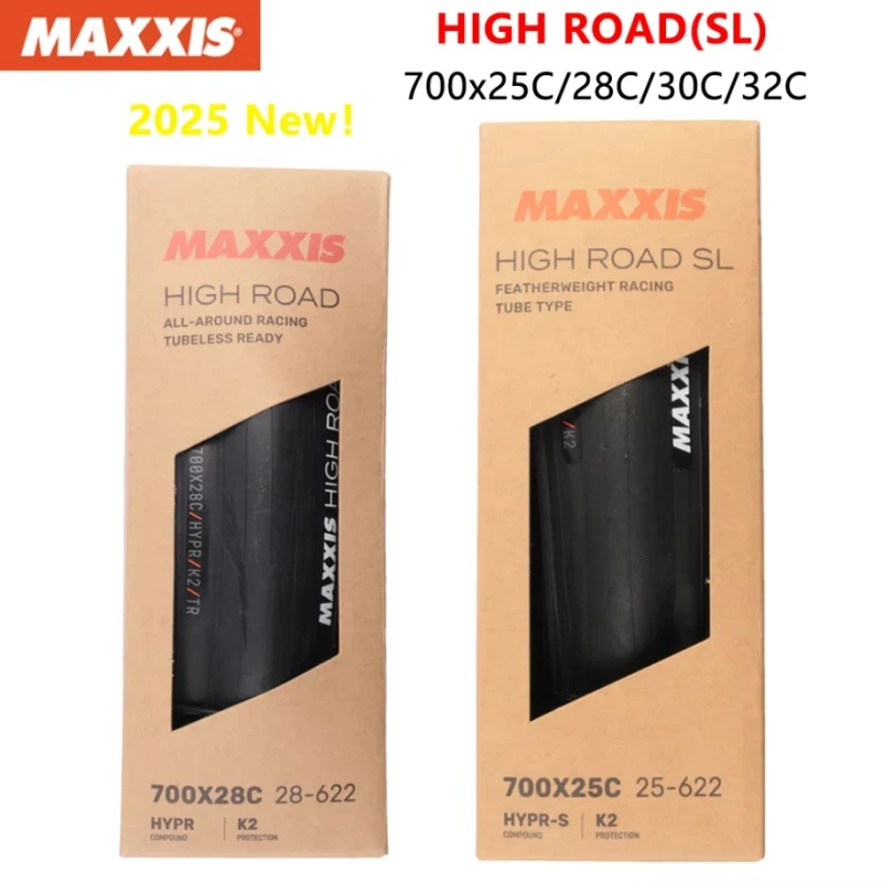 

MAXXIS новые шины для шоссейного велосипеда HIGH ROAD SL, сверхлегкие бескамерные гоночные дорожные велосипедные шины 700x25C/28C/30C/32C, универсальные гоночные шины