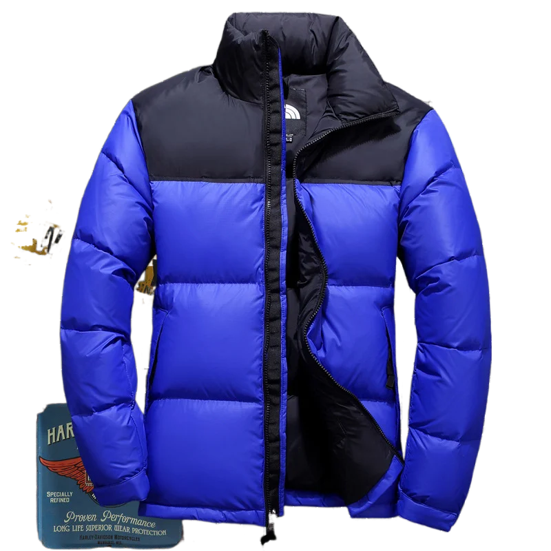 Winter Parkas Patchwork Mantel Männer Warme Padded Kleidung Zip Up Jacke Mäntel Mode Streetwear Verdicken Oberbekleidung Tops Männlich Plus Siz